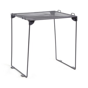 U Brands 12" Mesh Locker Shelf Dusty Black - 1 of 4