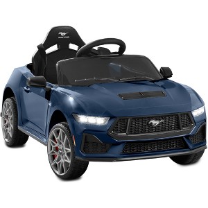 Best Choice Products Kids 12V Electric Ride-On Car Officially Licensed Ford Mustang w/ Remote, LED Lights - 1 of 4