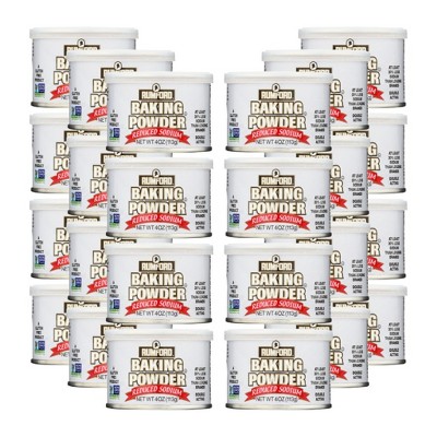 Rumford Reduced Sodium Baking Powder - Case of 24/4 oz