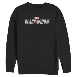 Men's Marvel Black Widow Movie Logo Sweatshirt - 1 of 3