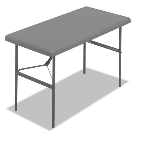 Iceberg IndestrucTable TOO 1200 Series Adjustable Personal Folding Table 