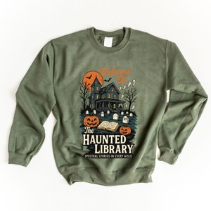 The Haunted Library -  Womens Sweatshirt - 1 of 3