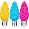 Novelty Lights C9 LED Faceted Christmas Replacement Bulbs Dimmable 25 Pack - 4 of 4