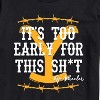 Men's - Yellowstone - Its Too Early For This Rip Wheeler Short Sleeve Graphic T-Shirt - 2 of 4
