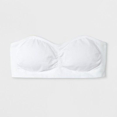 Girls' Seamless Padded Bandeau Bra - Cat & Jack™ White S