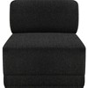 Meridian Furniture,Ollie Boucle Fabric Armless - 4 of 4