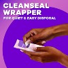 Tampax Radiant Light Absorbency Plastic Applicator and LeakGuard Braid Unscented Tampons - 28ct - 4 of 4