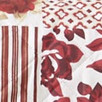 patchwork - burgundy