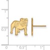 Black Bow Jewelry 10k Yellow Gold Georgia Bulldogs NCAA Post Earrings - 2 of 3