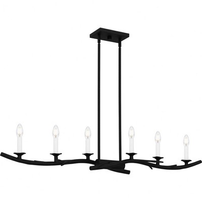 Quoizel Lighting Oakley 6 - Light Chandelier in  Earth Black