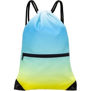 Outdoor Drawstring Backpack - Lightweight, Waterproof and Spacious for Fitness, Hiking, Camping and Travel - 1 of 4