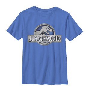 Boy's Jurassic World T. Rex Logo T-Shirt - 1 of 4