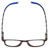 Calabria R771 Designer Unisex Neck Hanging Reading Glasses in Brown +1.00 58 mm - 2 of 3