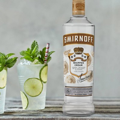 Smirnoff Whipped Cream Flavored Vodka - 750ml Bottle : Target