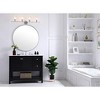 Elegant Lighting Collier 4 light Chrome and Clear glass Wall sconce - 2 of 4