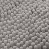 Home Mart Goods Extra Large 2 Piece Set Light Grey Soft Cozy Plush Chenille Bath Mat Bathroom Rug - 4 of 4