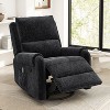 Christopher Knight Home Elmsford Modern Swivel Rocking Chenile Upholstered Massage Recliner Chair - 2 of 4