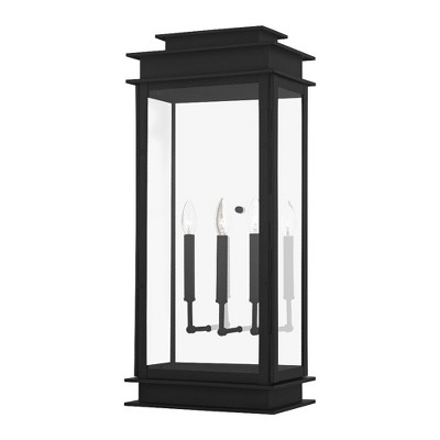 Livex Lighting Princeton 3 - Light Wall Light in  Black