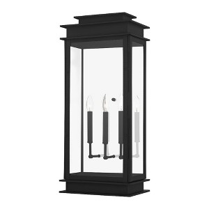 Livex Lighting Princeton 3 - Light Wall Light in  Black - 1 of 4