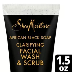 SheaMoisture African Black Soap Clarifying Facial Wash & Scrub