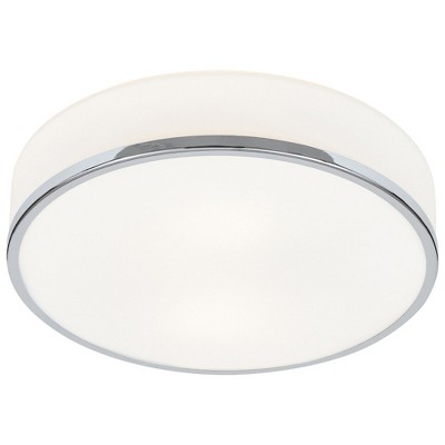 Aero Chrome 12.5" Square LED Flush Mount for Indoor/Outdoor
