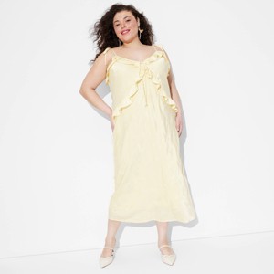 Women's Ruffle Maxi A-Line Dress - Wild Fable™ - 1 of 3