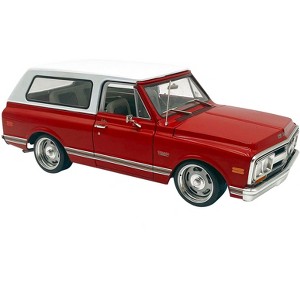 1970 GMC Jimmy Red Metallic with White Top "Slammed Custom" Limited Edition to 402 pieces 1/18 Diecast Model Car by ACME - 1 of 4