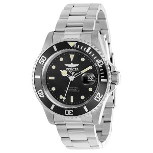 Invicta 37155 Men's Pro Diver Silver Tone, Black Bezel Quartz Watch - 1 of 2