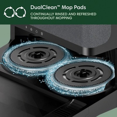 iRobot Roomba Plus 505 Combo Vacuum & Mop   AutoWash Dock Dual Spinning Pads Extend, Pad Wash & Heated Dry, Self-Cleans Black