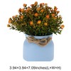 Unique Bargains Artificial Plants Baby's Breath in Pot Plastic 3.94"x3.94"x7.09" 1 Pc - 3 of 4