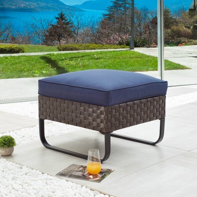 U Leg Patio Ottoman - Patio Festival