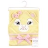 Hudson Baby Infant Girl Cotton Animal Hooded Towel, Lion Girl, One Size - 2 of 2