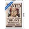 Trends International One Piece - Shanks Wanted Poster Framed Wall Poster Prints - 3 of 4