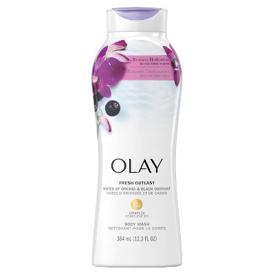 Olay Fresh Outlast Body Wash Orchid & Black Currant - 22 fl oz