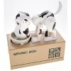 AZ  Import Dog Piggy Bank (Black White) - 3 of 4