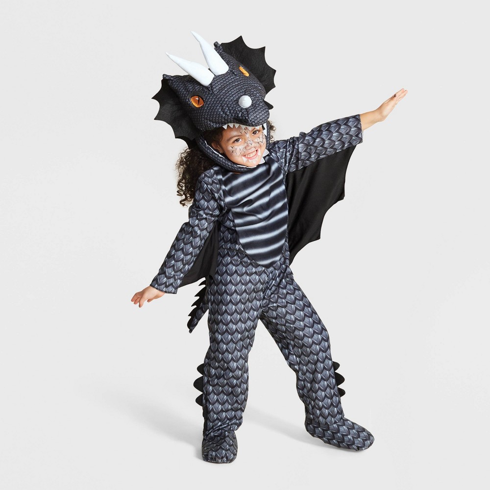 Halloween Toddler Dark Dragon Halloween Costume Jumpsuit with Accessories 4T-5T - Hyde & EEK! Boutique
