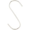 Juvale 50 Pack Metal S Shaped Hooks, Stainless Steel Lightweight Hangers Bulk Set, 3.9 in - 4 of 4