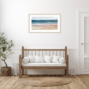 Amanti Art Kai Beach I by Isabelle Z Wood Framed Wall Art Print - 1 of 4