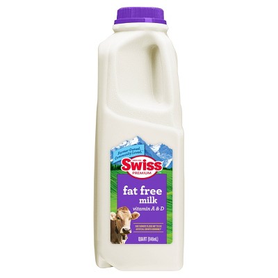 Swiss Premium Fat-Free Skim Milk - 1qt