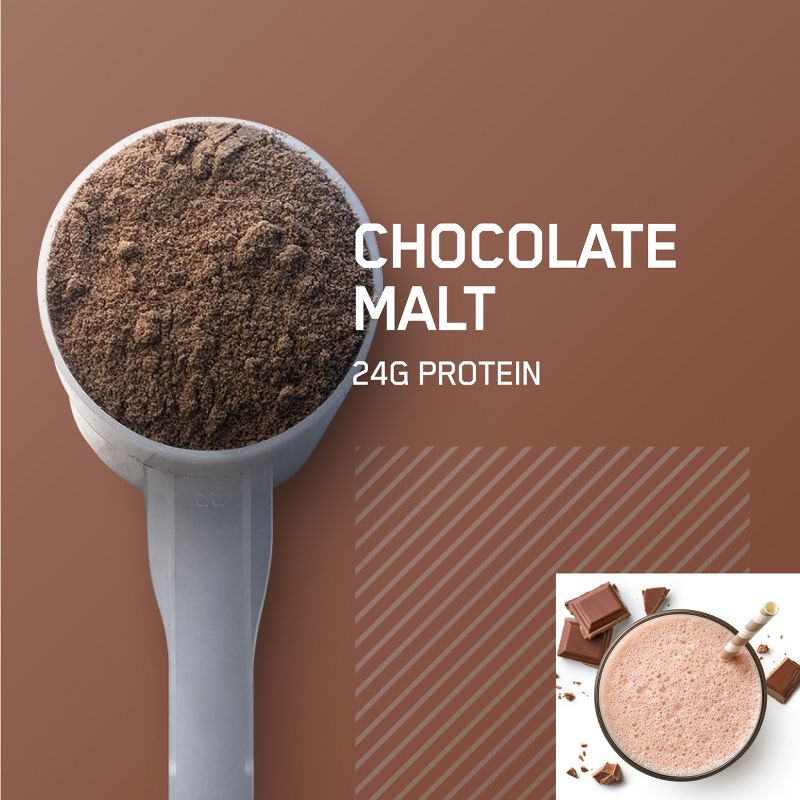 Optimum Nutrition, Gold Standard 100% Whey Protein Powder, Chocolate Malt, 5lb, 4 of 11