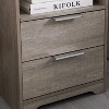 KTMBDW Farmhouse Nightstands with Charging Station, Bedside Tables, Side Tables with Drawers, Open Compartment, for Bedroom - 4 of 4