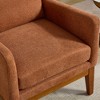Grungis 26.18" Wide Modern Accent Chair,High Back Reading Chair with Wood Legs,Accent Chair for Bedroom,Reading Room,Office - 4 of 4