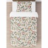 4pc Vintage Floral Twin Kids' Comforter Bedding Set Green and Pink - Sweet Jojo Designs: Girls Microfiber Lightweight Set - image 2 of 4