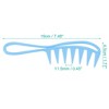 Unique Bargains Anti Static Hair Comb Wide Tooth for Thick Curly Hair Hair Care Detangling Comb For Wet and Dry 3 Pcs - 2 of 4