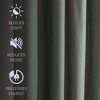 Awesome Home  Soft Cotton Feel Twill Polyester Blackout Grommet Pair (2 panels) - 3 of 4
