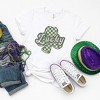 Simply Sage Market Women's Lucky Checkered Grunge Short Sleeve Graphic Tee - 3 of 4