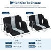 Folding Stadium Seats 20.5in Wide with Reclining Back Support & Armrest, Portable Padded Bleacher Chair with Cup Holders ¨CEasy Carry - 2 of 4