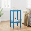 WestinTrends Malibu 36" All Weather HDPE Outdoor Patio Two Shelf Side Table - 2 of 4