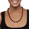 Ross-Simons 215.00 ct. t.w. Ruby Bead Necklace With 14kt Yellow Gold - 2 of 3