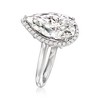 Ross-Simons 3.20 ct. t.w. Moissanite Ring in Sterling Silver - 3 of 4